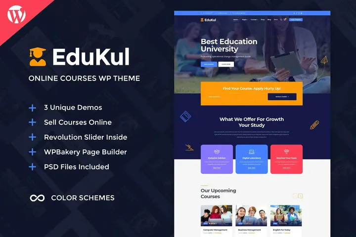 Academy 3 website template