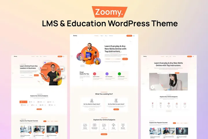 Academy 4 website template