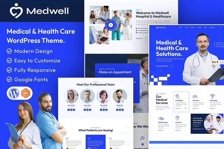 Medical 3 website template