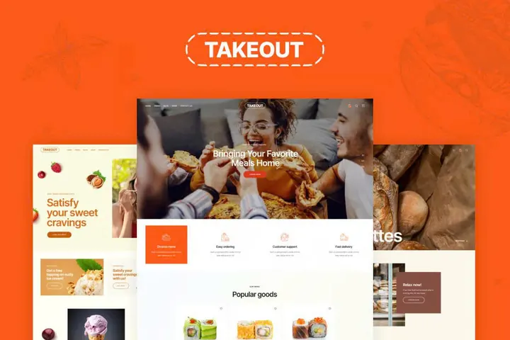 Restaurant 2 website template