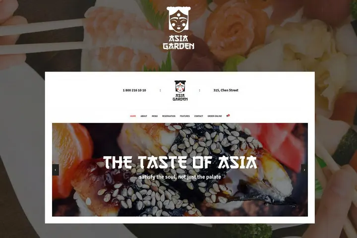 Restaurant 4 website template