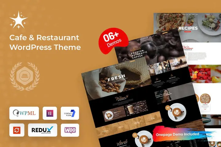 Restaurant 5 website template