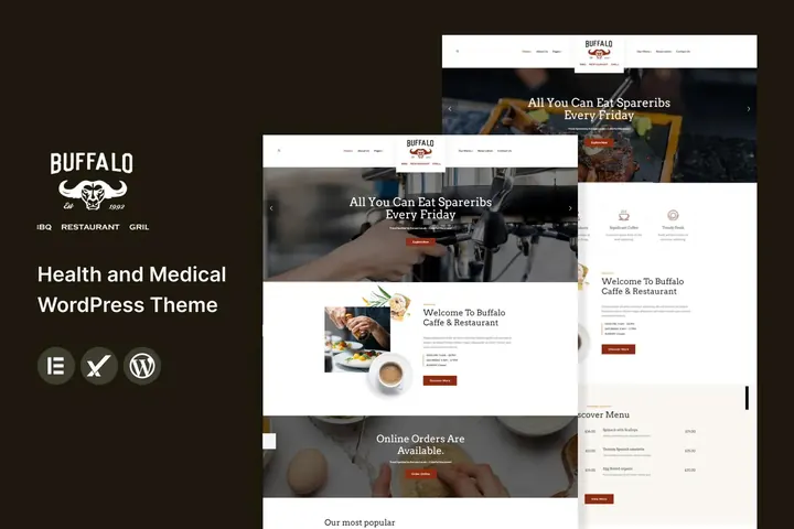 Restaurant 6 website template