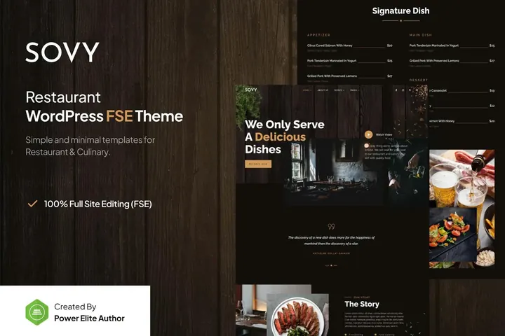 Restaurant 8 website template