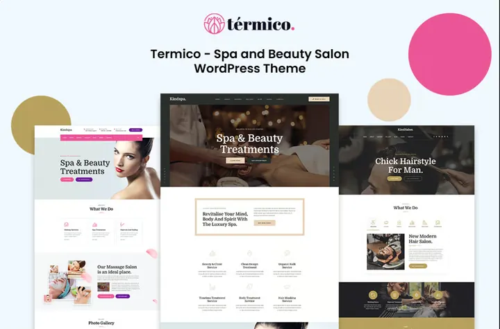 Spa 3 website template