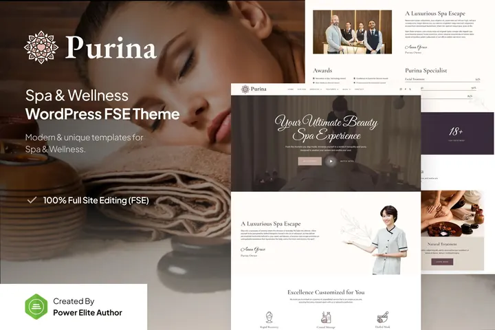 Spa 4 website template