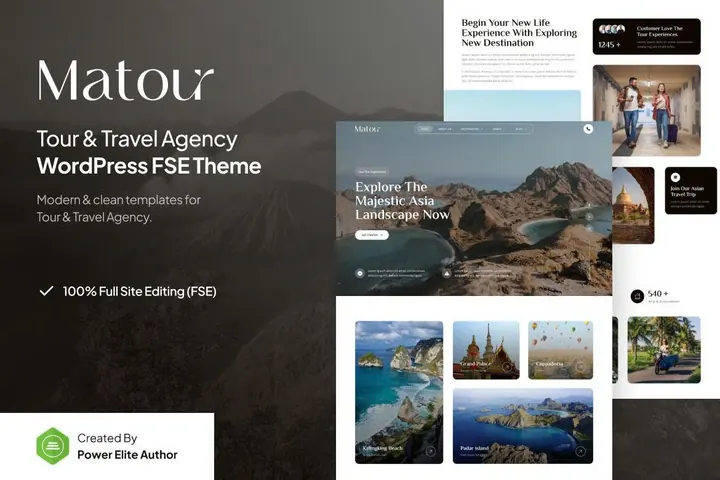 Travel 6 website template