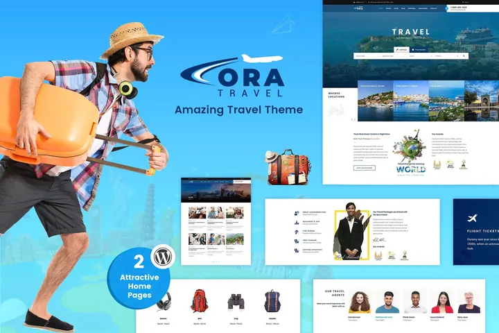 Travel 8 website template